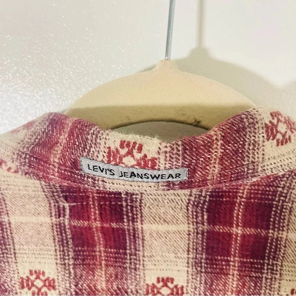 Levi's Jeanswear Vintage Oversized Button Front Shirt Jacket Western Workwear - Picture 12 of 12